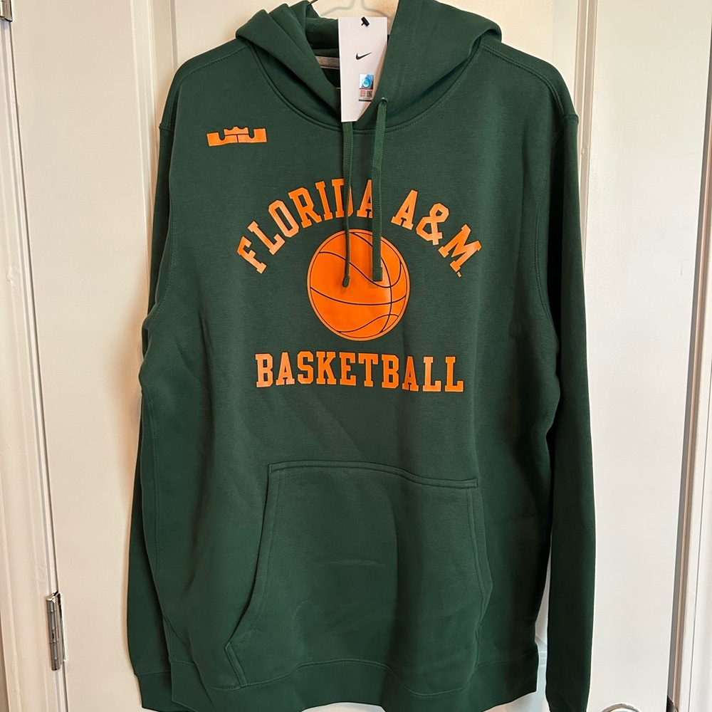 Nike Green Florida A&M Basketball Hoodie